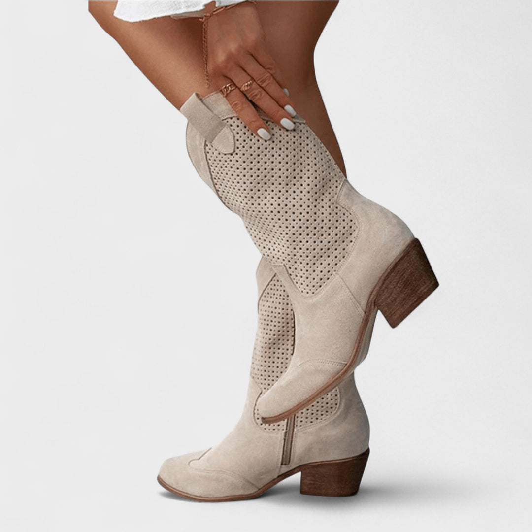 Anna™ | Stylish Cowboy Ankle Boots