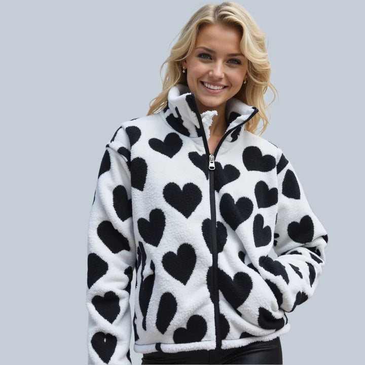 FIONA™|REVERSIBLE HEARTS JACKET
