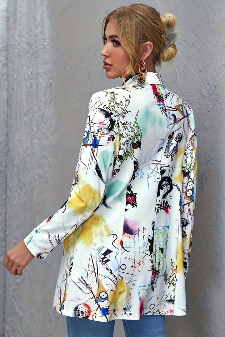 Avery - Stylový Graffiti Blazer