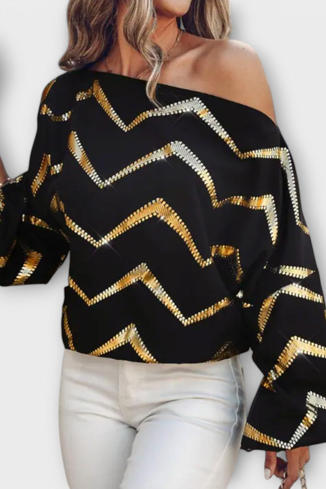 Bianca - Luxurious spring blouse