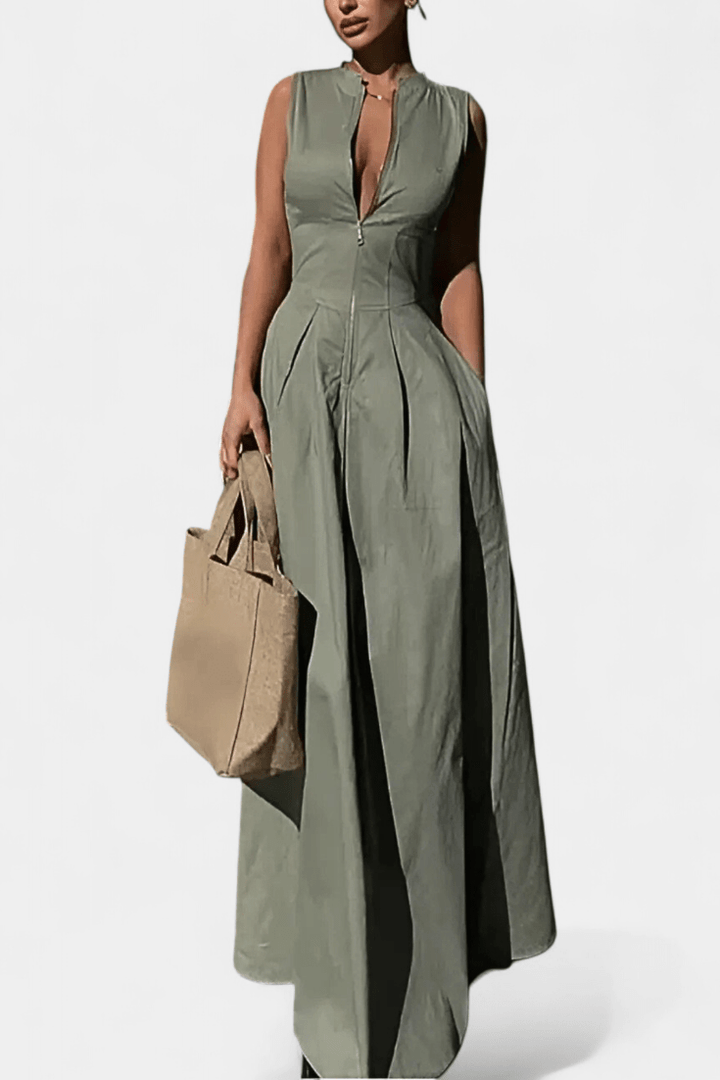 White women's jumpsuit