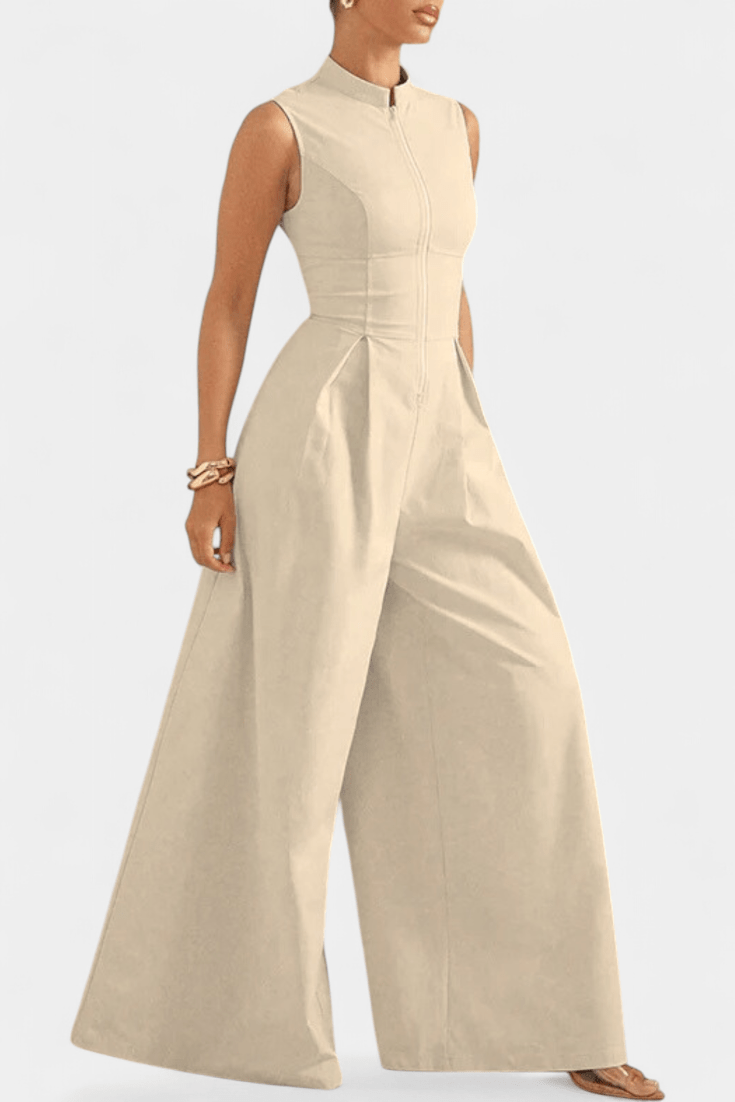 White women's jumpsuit