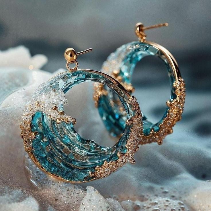 Stormy Sea Earrings