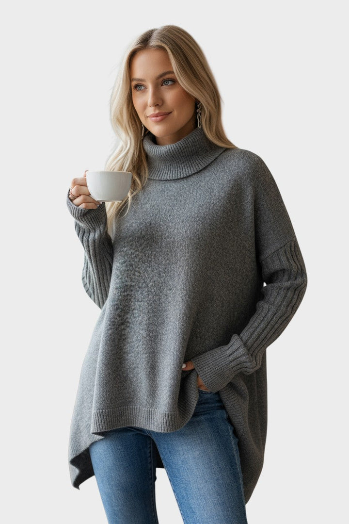 Brigitte™ long sweater – Stylish & timeless