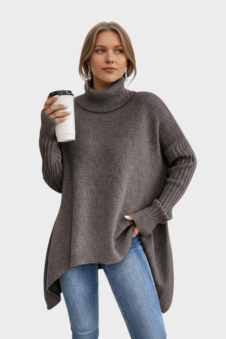 Brigitte™ long sweater – Stylish & timeless