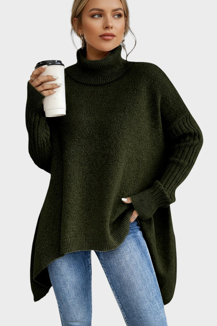 Brigitte™ Long Sweater – Classic and Elegant