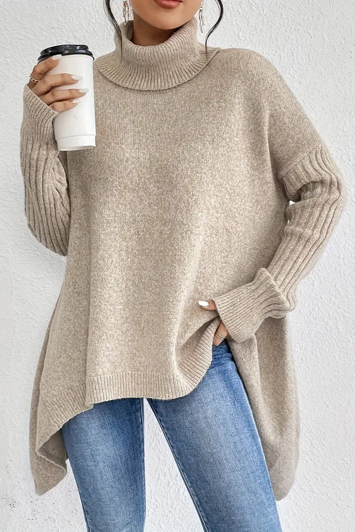 Brigitte™ long sweater – Stylish & timeless