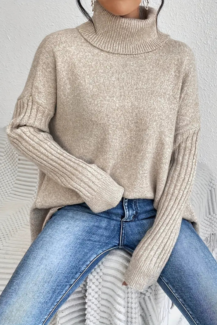 Brigitte™ Long Sweater – Classic and Elegant