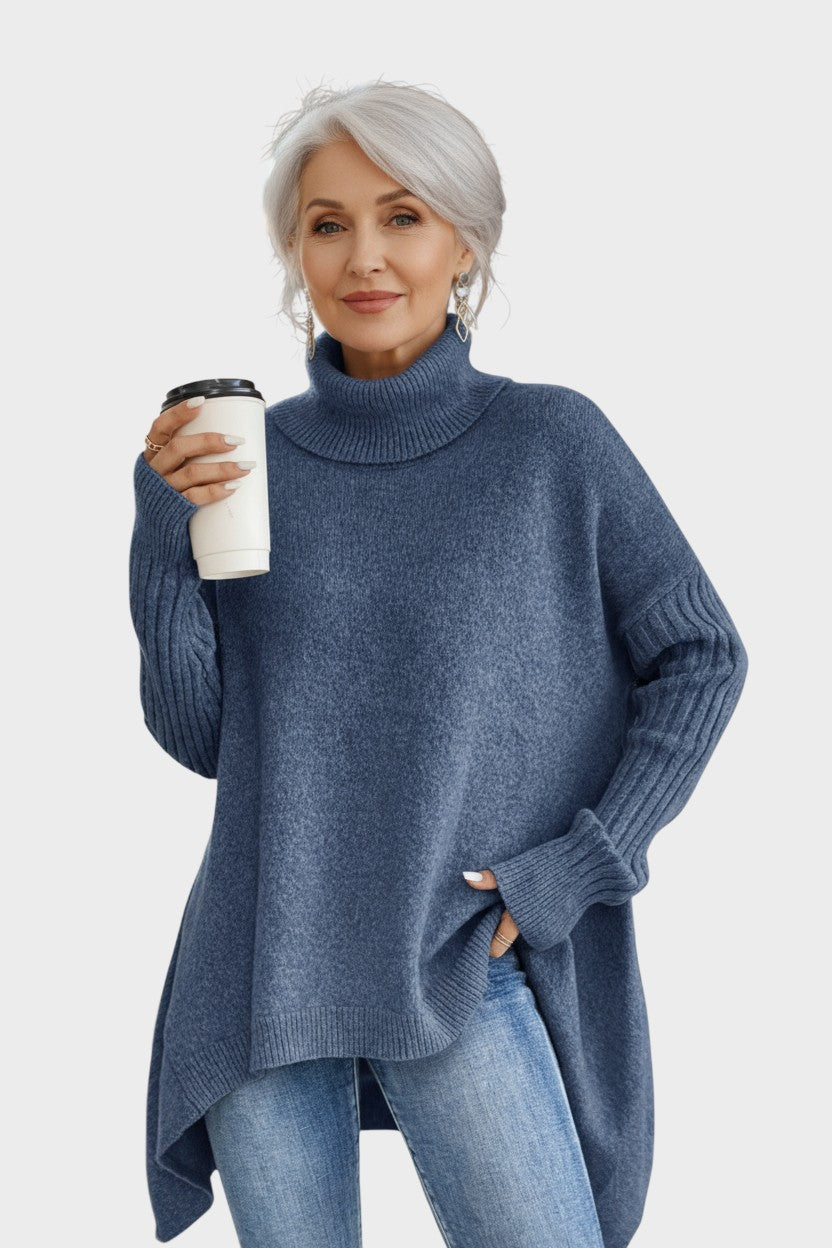 Brigitte™ Long Sweater – Classic and Elegant