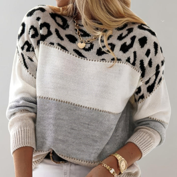 Avora Lyon | Leopard Elegance Sweater