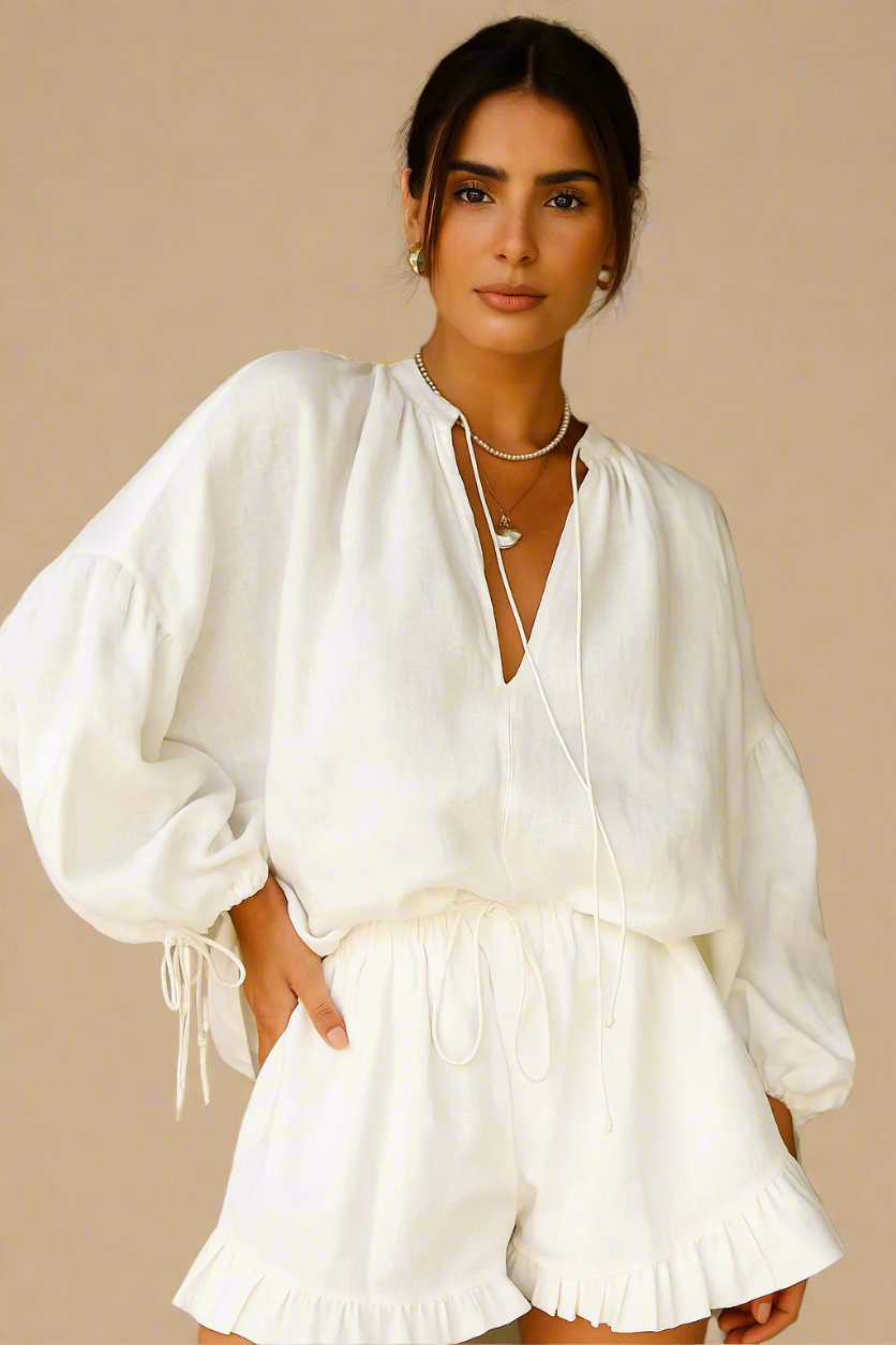 Lea Set | Lightweight Summer Clothing – Top + Skirt