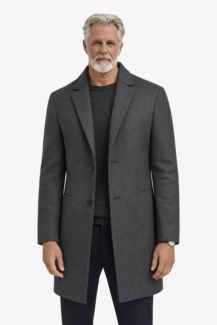 James | Men's Tailored Wool Coat