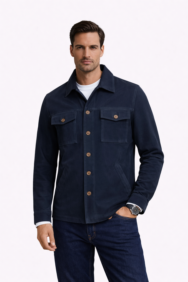 Ethan | Vintage Suede Lapel Coat
