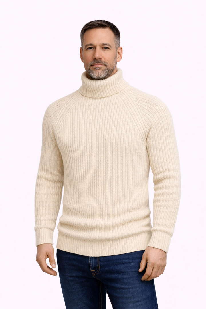 Ethan | Chunky Wool Turtleneck Sweater