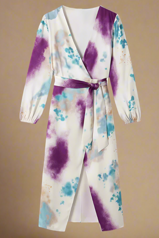 ALVA DRESS | A FLUID COMPOSITION OF COLORS AND SHAPES
