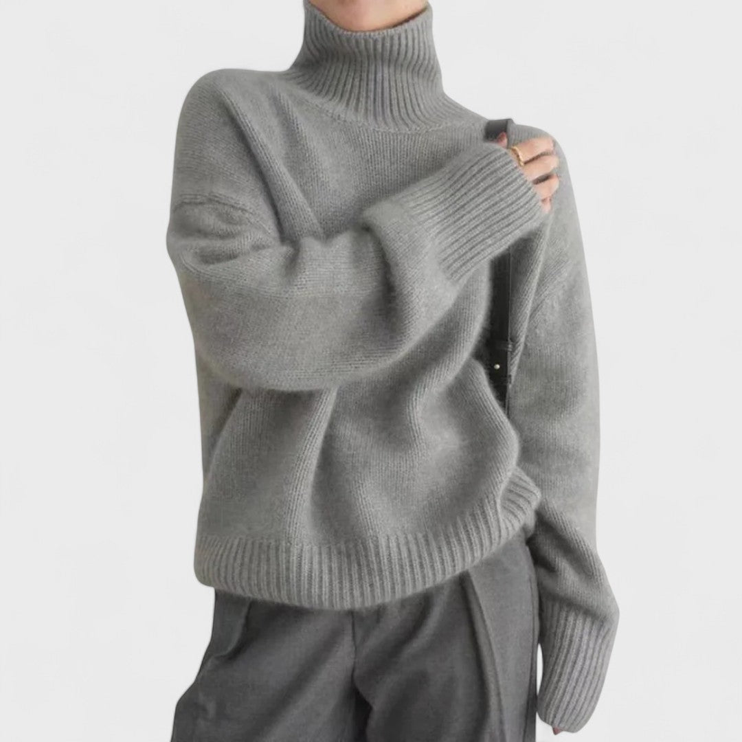Isabella - High Collar Made of Cashmere