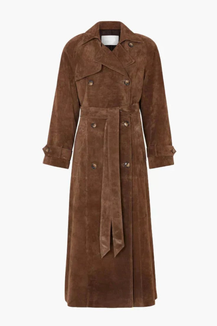 Cordula™ | Elegant leather coat