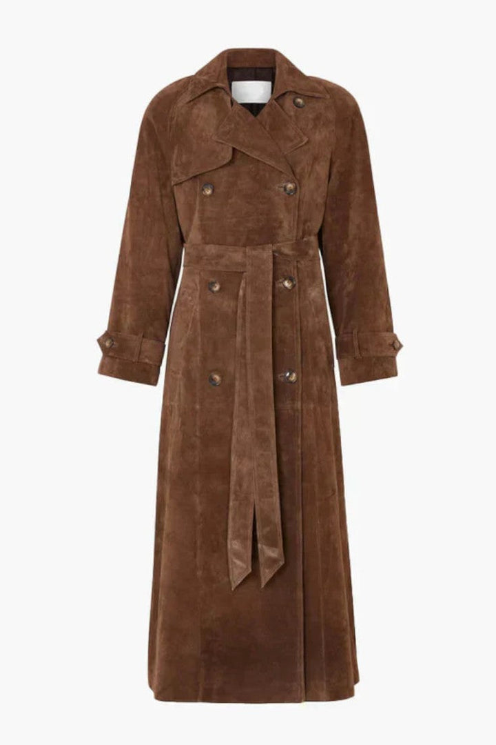 Cordula™ | Elegant leather coat