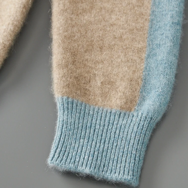 Pure Merino Wool Zip Sweater