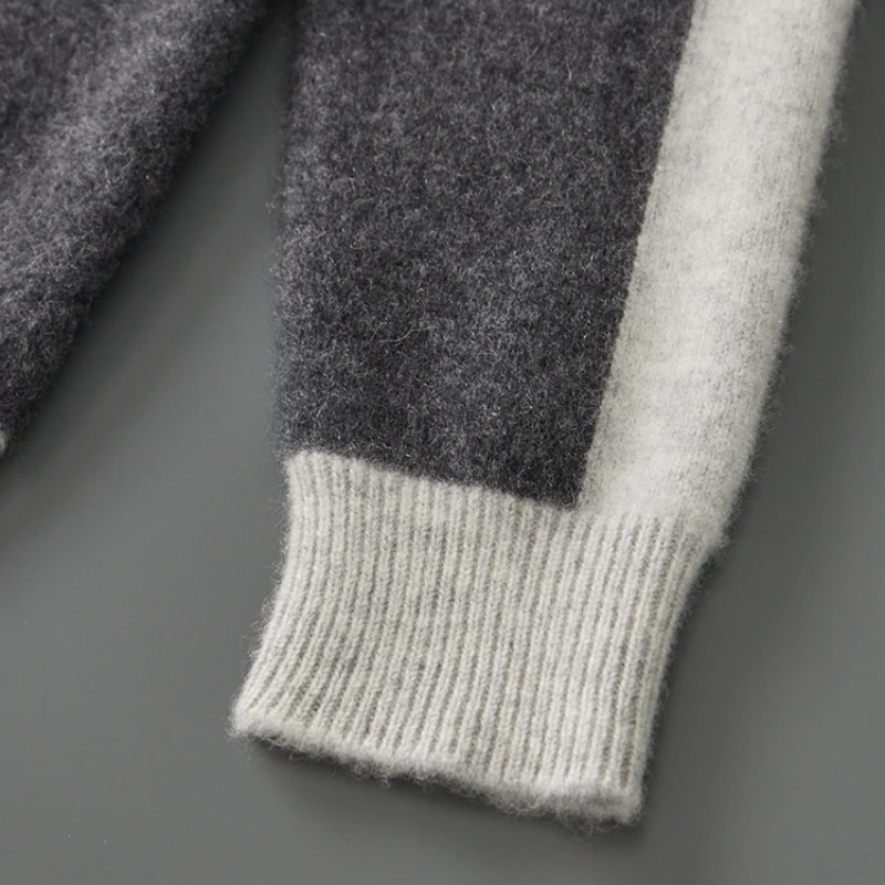 Pure Merino Wool Zip Sweater