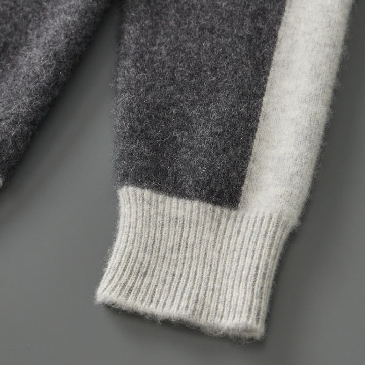 Pure Merino Wool Zip Sweater