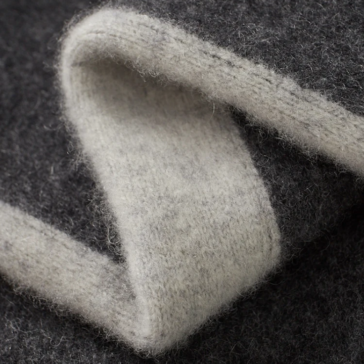 Pure Merino Wool Zip Sweater