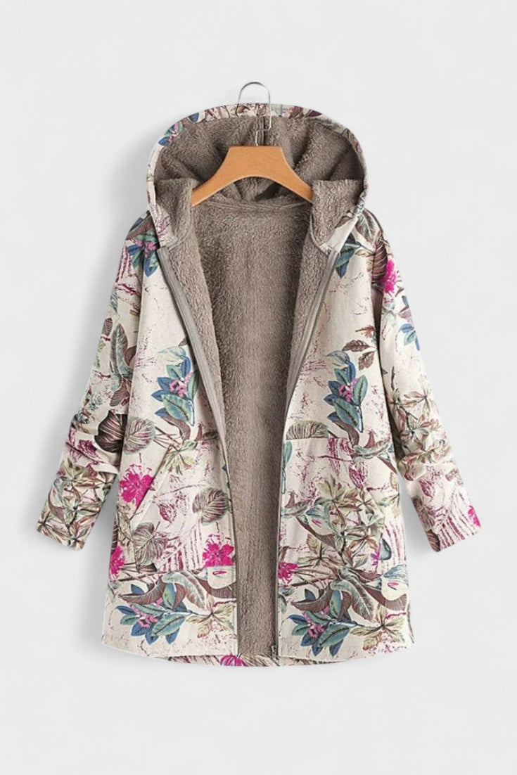 Fleural™ – Floral Fleece Sweater