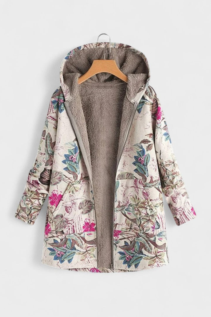 Fleural™ – Floral Fleece Sweater