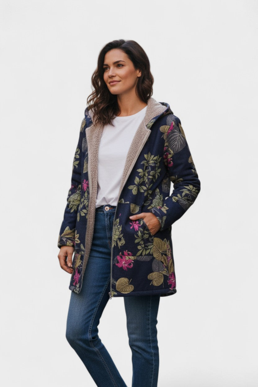 Fleural™ – Floral Fleece Sweater