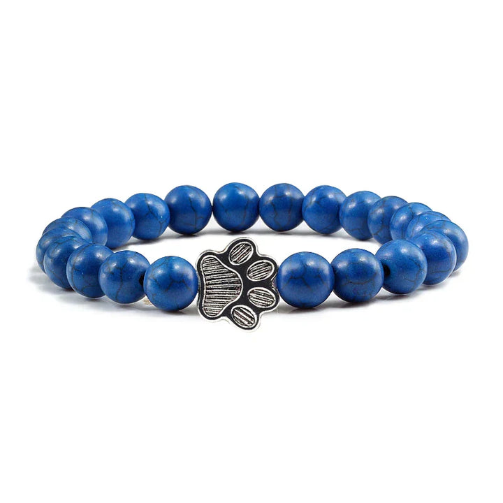Bracciale con zampe decorate con perline