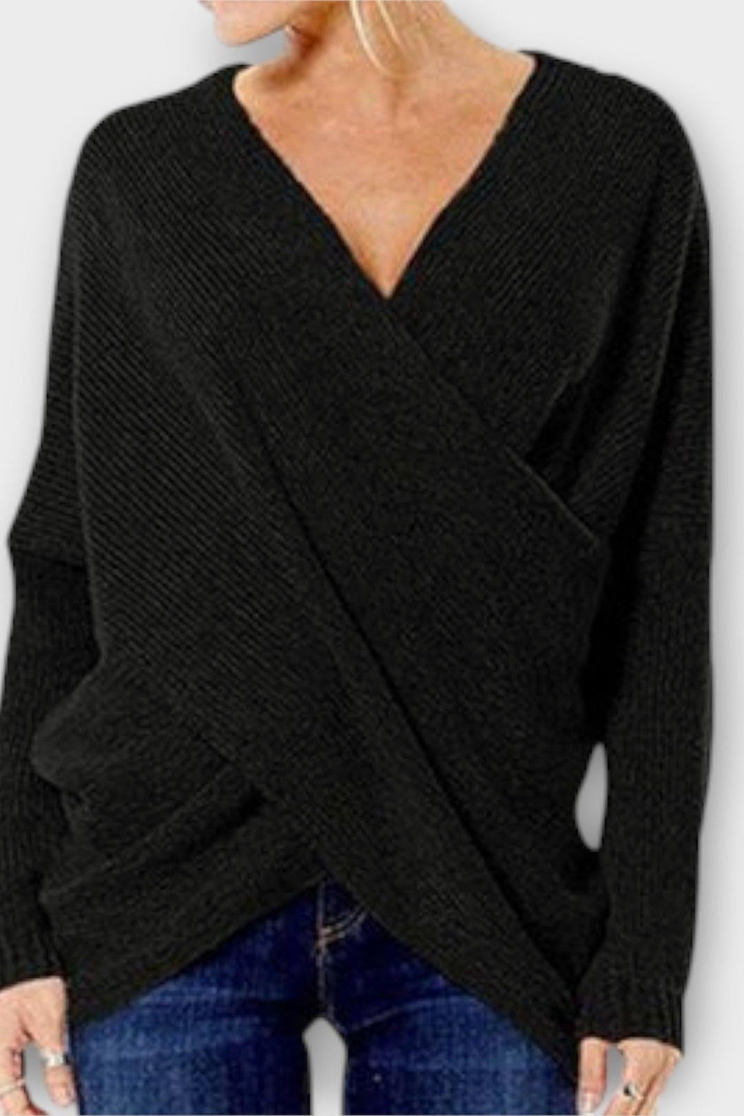 Heidi - Cross Pendant Sweater