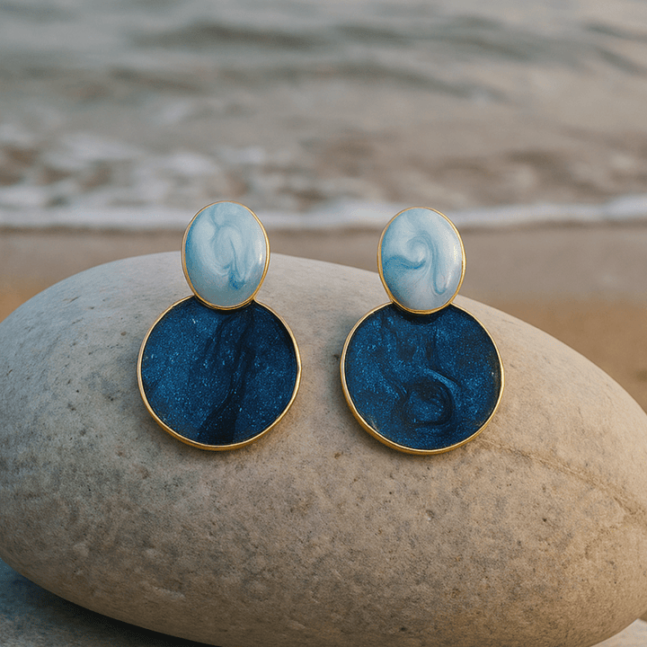 Stars and seabed earrings