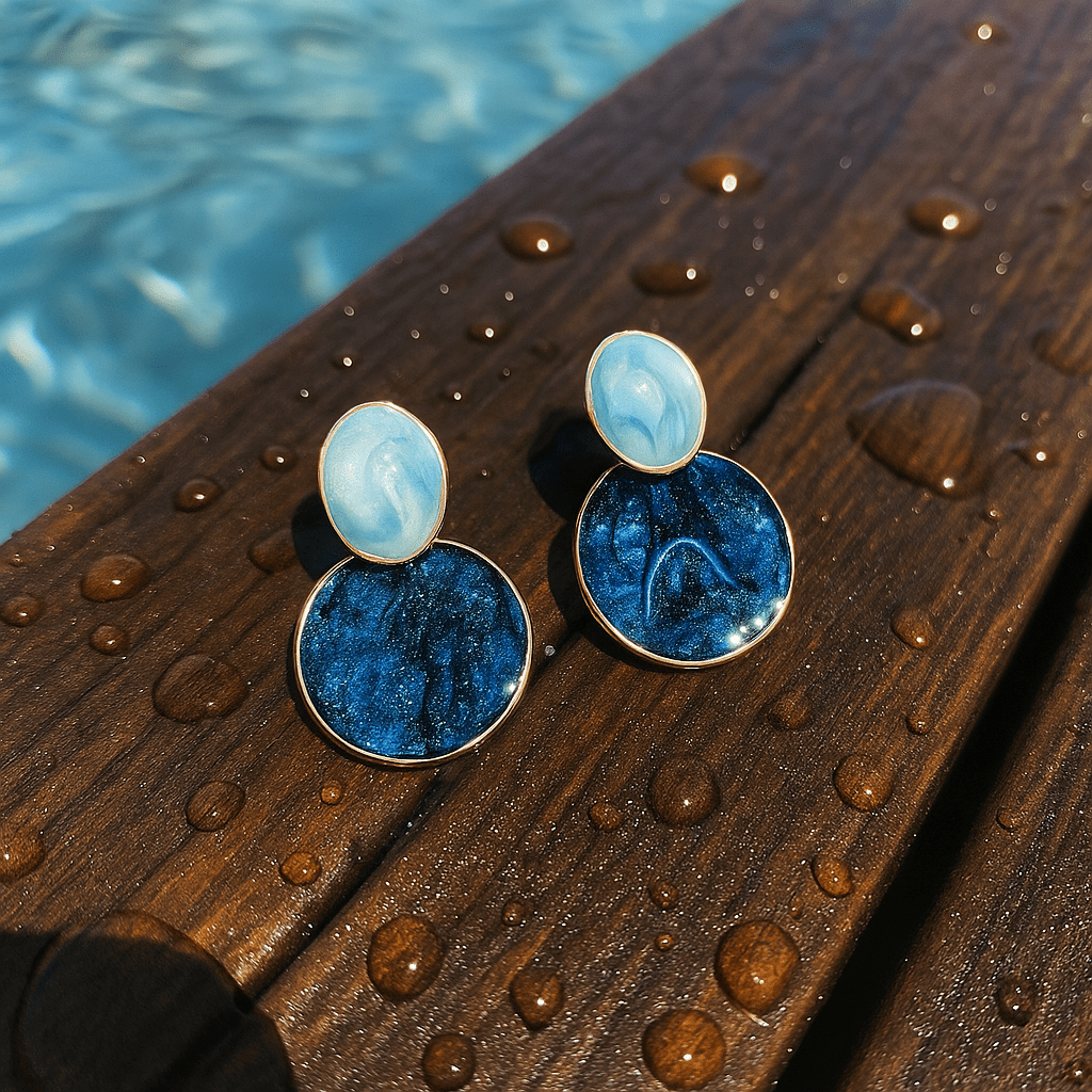 Stars and seabed earrings