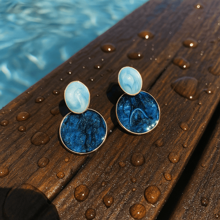 Stars and seabed earrings