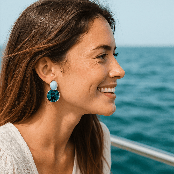 Stars and seabed earrings