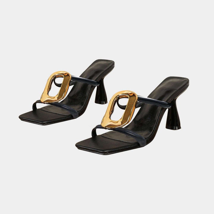 Iida | Metallic Heels