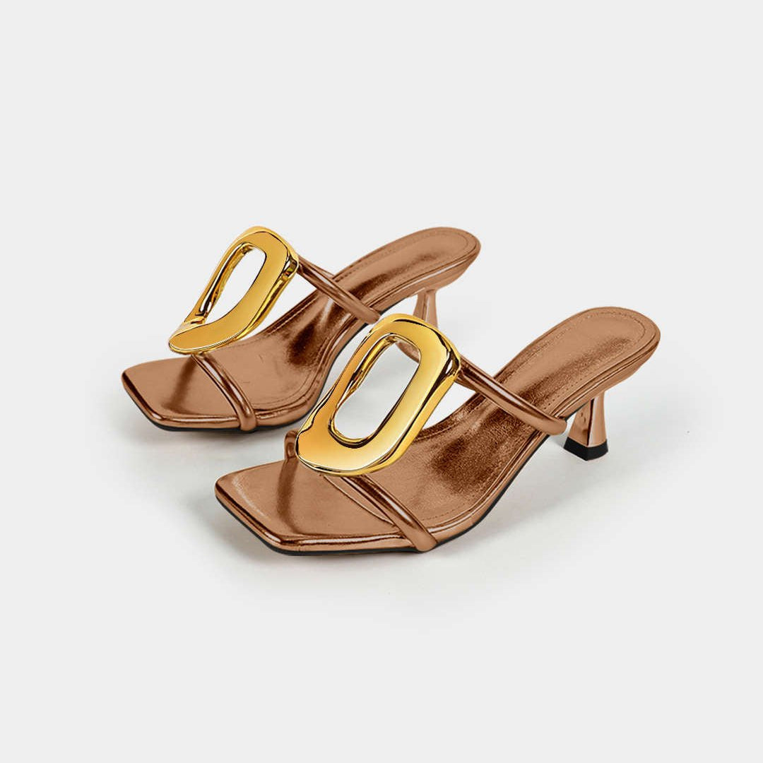 Iida | Metallic Heels