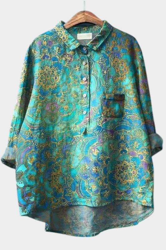 Ivonne | Elegant Premium Floral Blouse for Everyday