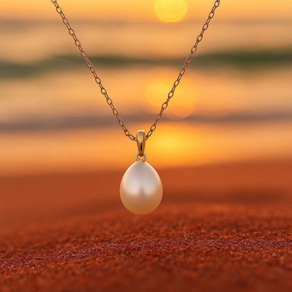 Soft pearl necklace