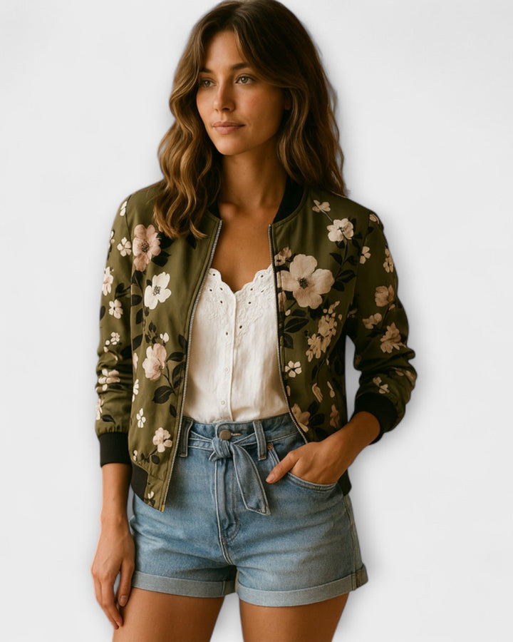 Kaélīn – Floral bomber coat