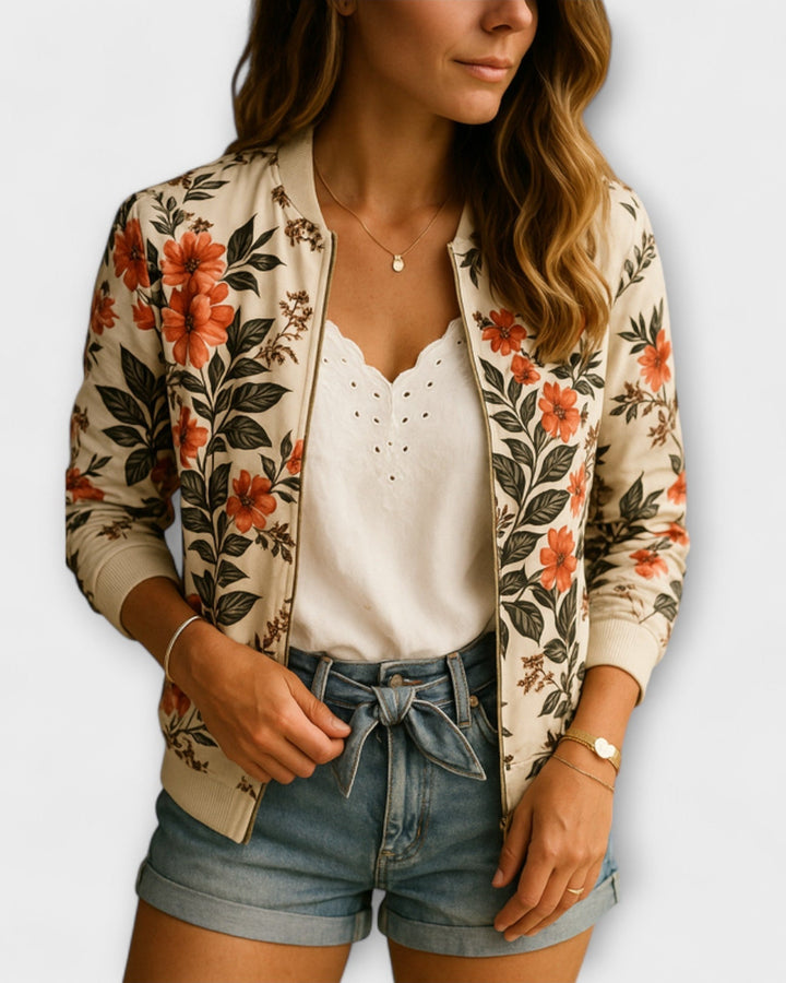 Kaélīn – Floral bomber coat