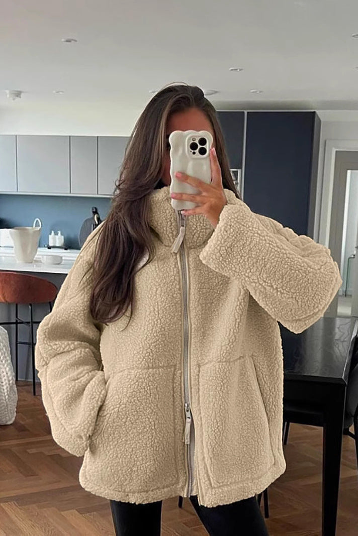 Kaja™ | Elegant teddy coat