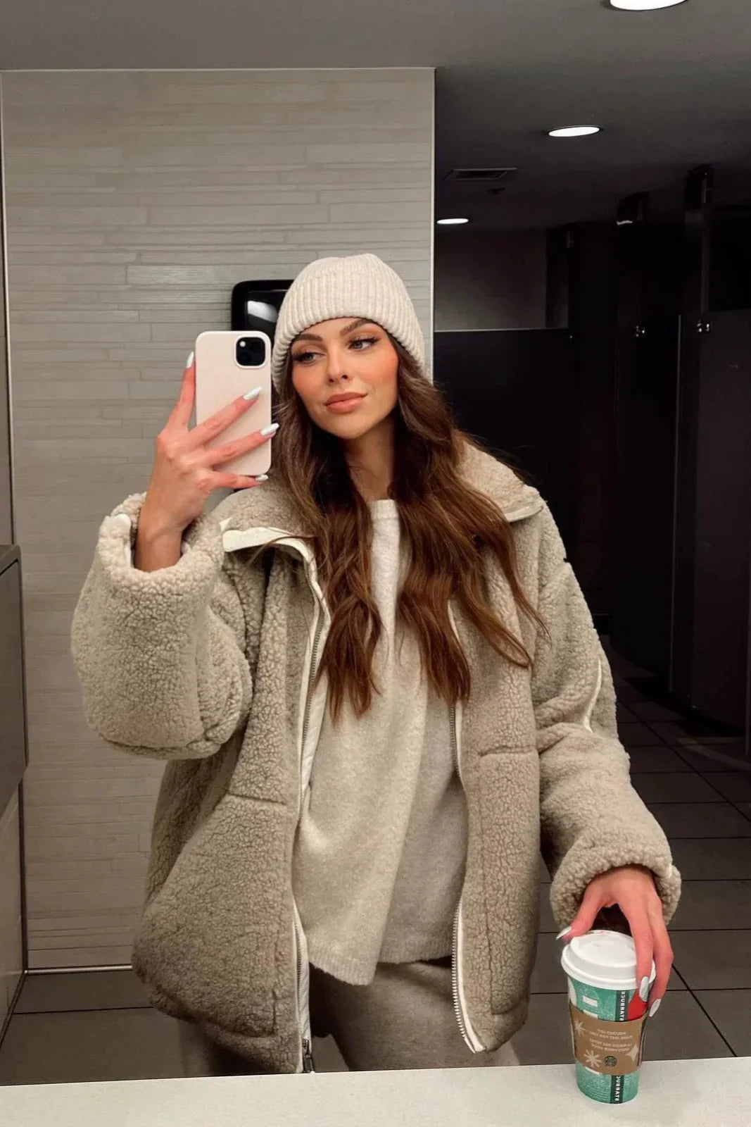 Kaja™ | Elegant teddy coat