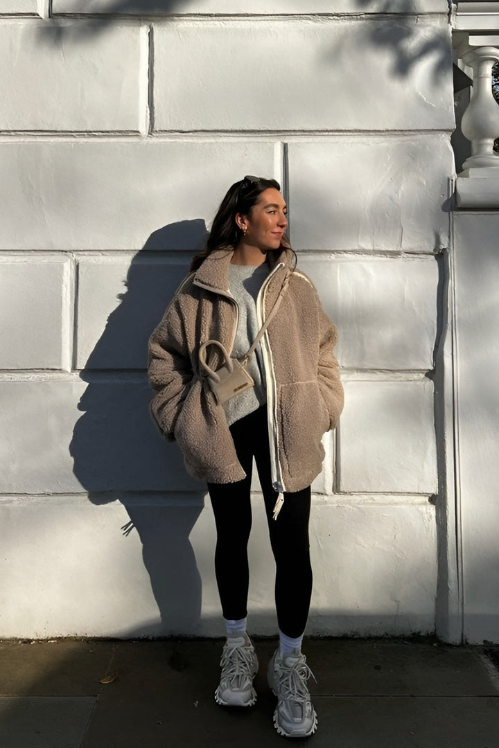 Kaja™ | Elegant teddy coat