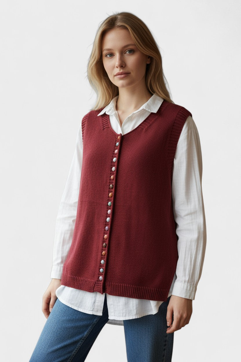 Karmen™ | Stylish Knitted Vest