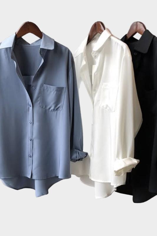 Shirt with an elegant cut and modern detail