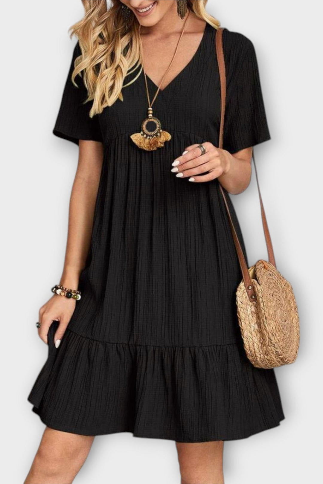 Short boho dress