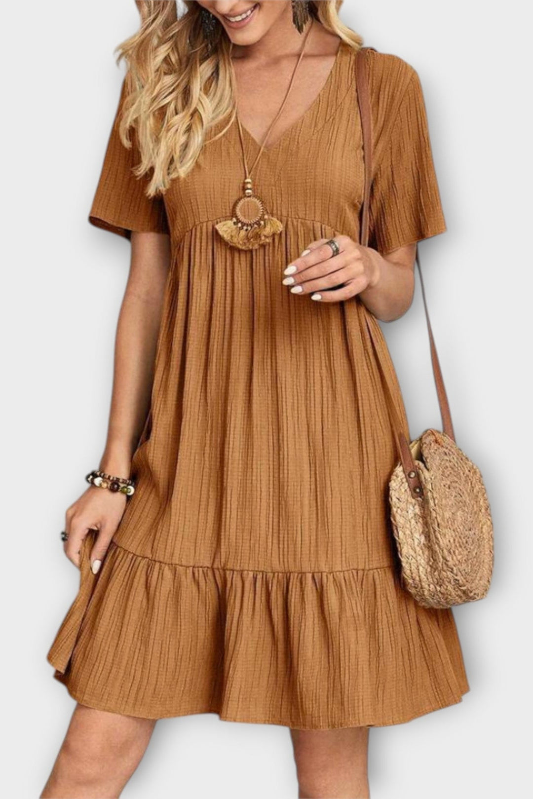 Short boho dress
