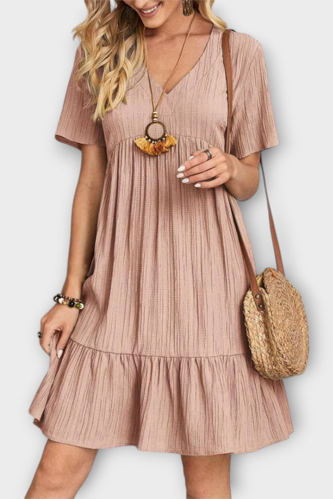 Short boho dress