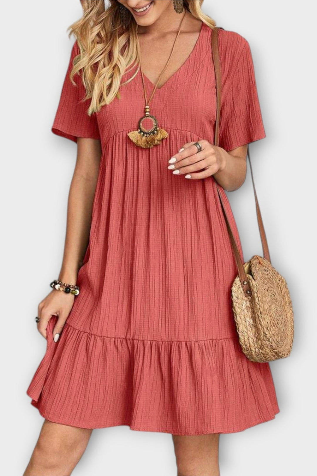 Short boho dress